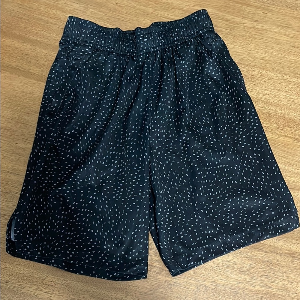 Nike Kids Black and White Athletic Shorts